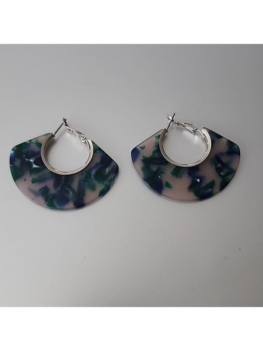 GEOMETRIC Camouflage ACRYLIC EARRINGS Fun And Whimsy